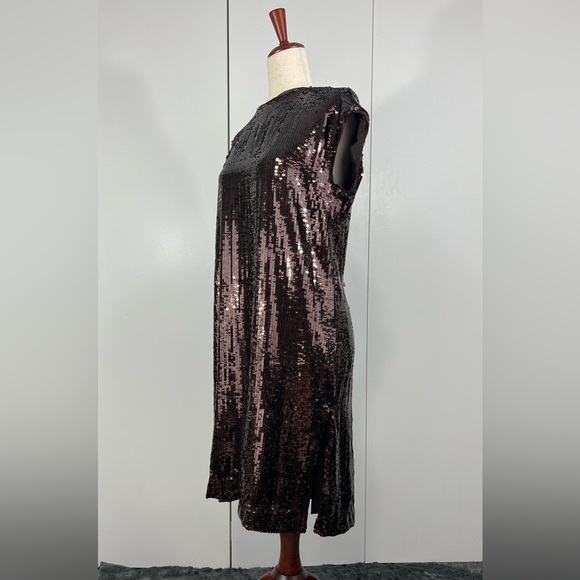 Anthropologie Maeve Sequined Midi Dress in Petite Medium - Picture 5 of 12